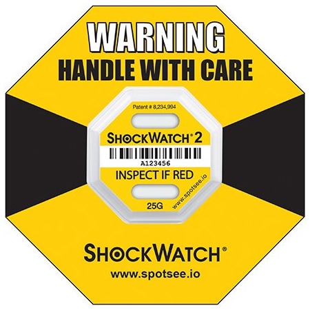 Bsc Preferred 25G Shockwatch 2 Indicators, 50PK BUY02502597